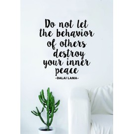 Boop Decals Dalai Lama Inner Peace Quote Wall Decal Sticker Bedroom Living Room Art Vinyl Beautiful Inspirational Yoga Buddha Mandala Zen