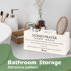VIIJJUE Nurse's Prayer Wooden Pen Pencil Holder, Nurse Appreciation Gift