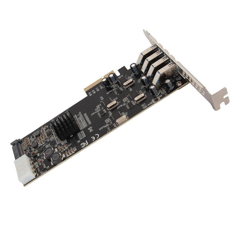 4 Port USB 3.0 PCIE Card 4 Dedicated 5Gbps Channels