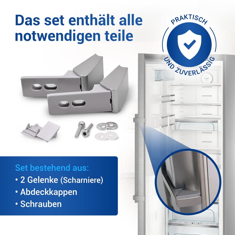 VIOKS Liebherr 9590178 Fridge Hinge Replacement for Fridge Hinges, Hinge