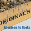 Aberdeen Jig Hooks - 140pcs 90 Degree Long Shank Forged
