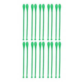 20 Piezas Cuchara de Doble Punta Mini Cucharas de Muestreo de Plástico para Laboratorio