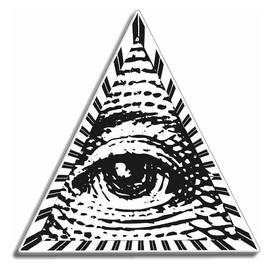 All Seeing Eye Illuminati Sticker Decal Custom Vinyl Mason Masonry Pyramid