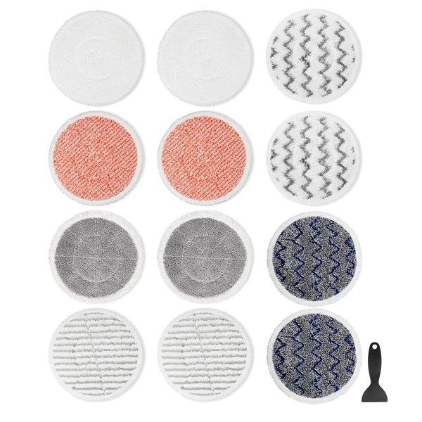 PIGUOAT 12 Pack 3897A Pads Fit for Bissell SpinWave SmartSteam