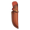 MiOYOOW Knife Sheath, 4.7'' PU Leather Belt Knife Cover Straight