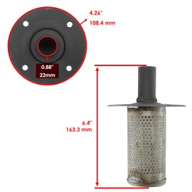 Caltric Spark Arrestor Compatible with Yamaha Raptor 700 YFM700R 2015-2023 2LS-E4780-00-00