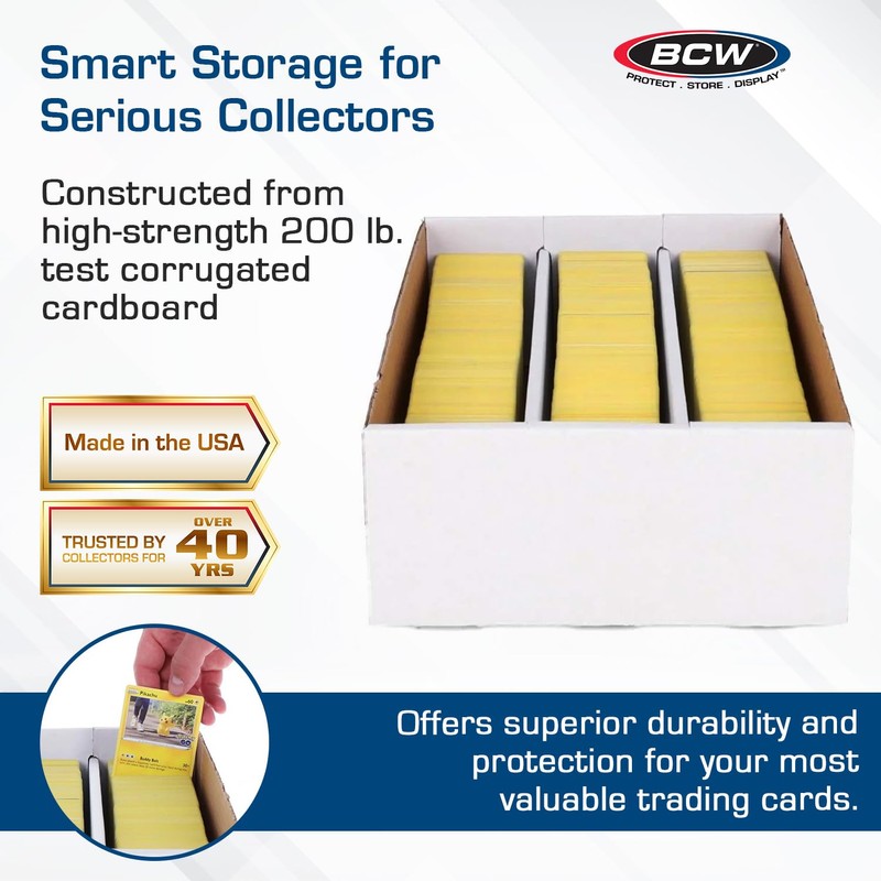 BCW Super Shoe Storage Box – 1 Pack | Cardboard
