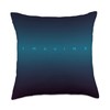 Carpe Cranium, Powerful Tool, Imagine the Best Throw Pillow, 18x18,