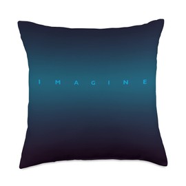Carpe Cranium, Powerful Tool, Imagine the Best Throw Pillow, 18x18, Multicolor