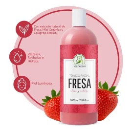 Tónico Facial Fresa 1L Hidratante Productos Mart Mexico Todo Tipo Piel