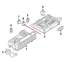 Front Windscreen Wiper Relay 61366980177 6980177 fit for 1 E81 E70 E70N E71 E72 E81 E82 E82E Green