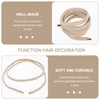 Mikinona 2 Pcs Hair Fixing Headband Hair Jewels for Women