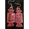 HARD ROCK CANDY GLITTER EARRINGS SWEET LOLLIPOP HANDMADE CHOOSE 1