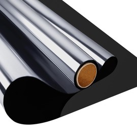 BRUCCY Window Privacy Film Tint One Way Glass Heat Blocking Sun Shade Anti UV Block Glare Reflective for Home