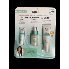 RoC Multi Correction Hydrate + Plump Eye Cream, Serum, Moisturizer W Sunscreen