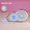 WISOPTUS 2PCS Correction Tape with Gold Edging, Totally 262 feet