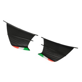 Motorcycle Side Wings, Colorfast Motorcycle Winglet 2 Pieces for Motorcycle (Matte Carbon Fibre Style)