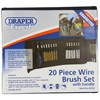 Draper 22232 Expert Wire Brush Set, 9mm-19mm Ø, 20 Pcs,