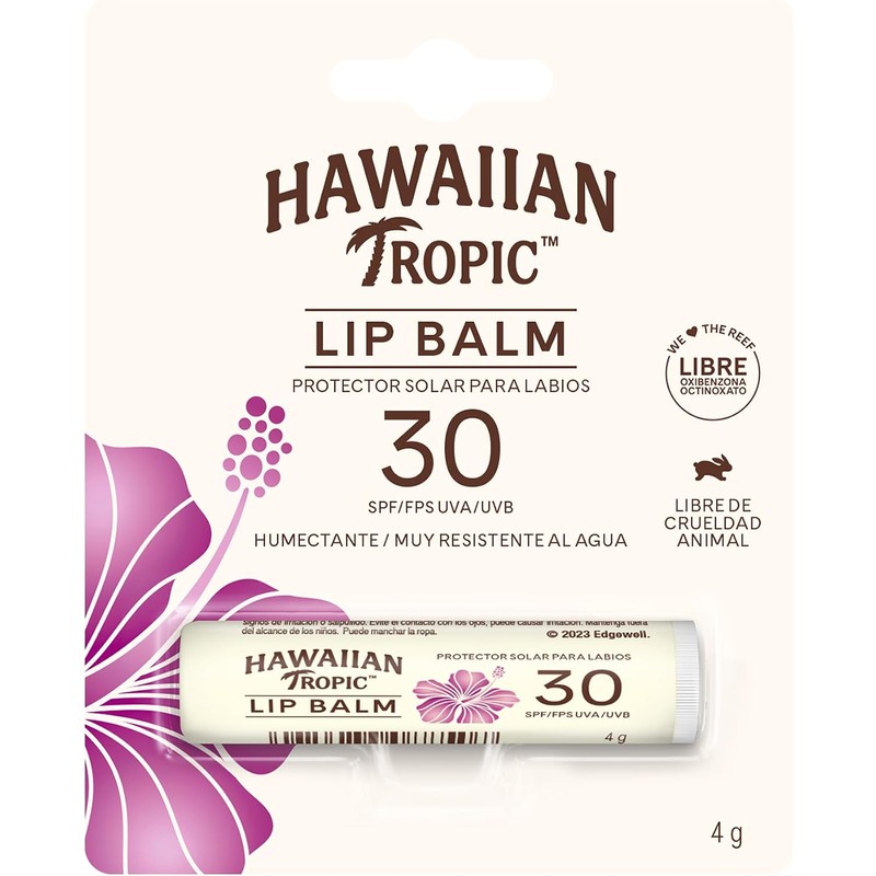 Hawaiian Tropic, Protector Solar para Labios Lip Balm 30 FPS