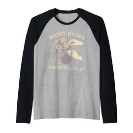 Wedding Florist Floral Designer Crew Bouquet Artist Boss Raglan Baseball Tee