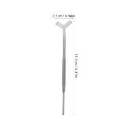 WOONEKY Stainless Steel Eyelash Separator Tool for Precise Lash Separation Lightweight Design for Professional Makeup Artists and Daily Use