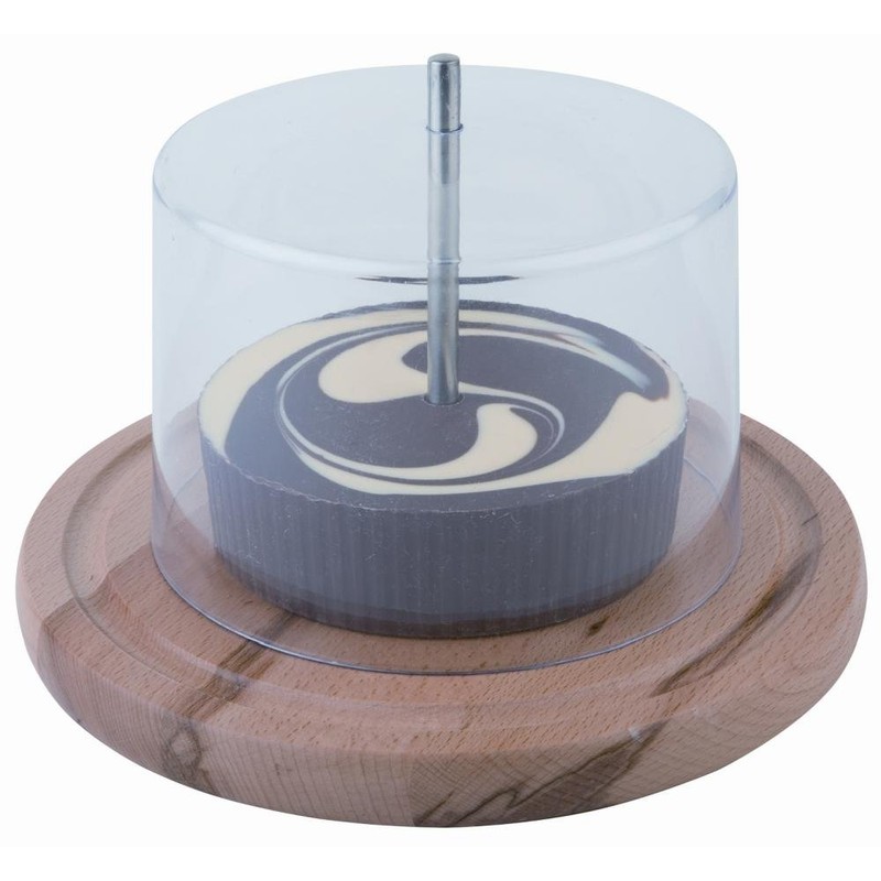 APS 50002 Käsehobel mit Abdeckhaube, Ø 22 cm, Höhe 15