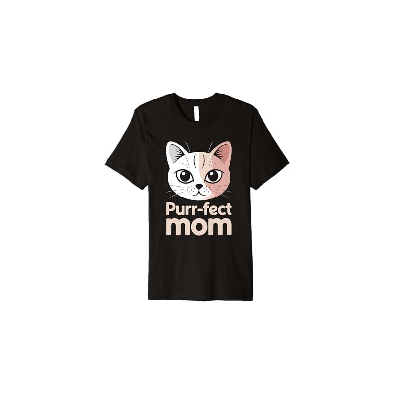 PURR-FECT Mom Fur Mom Cute Cat Lover Animal Gift Premium