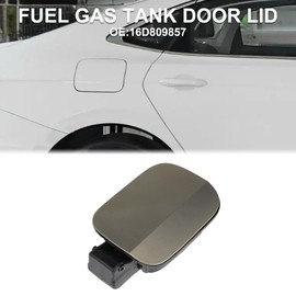 TUCKBOLD Fuel Tank Door Cap for Volkswagen Jetta 2012-2018 Fuel Filler Flap Cover Bolt Type No.16D809857 Gold Tone ABS