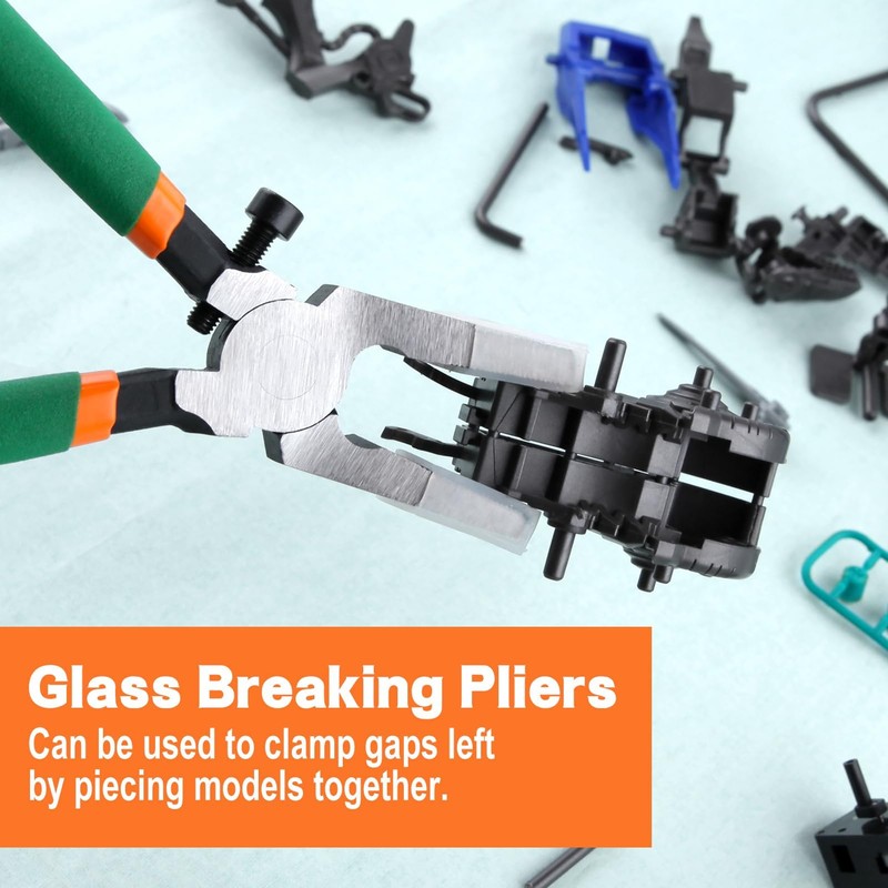 SPEEDWOX Glass Nipper, Glass Punch, Glass Cutter, Glass Cutting Nipper,