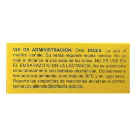 Messeldazol Tableta 500 Mg, 30 Tabletas