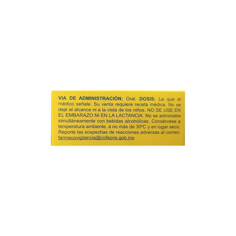 Messeldazol Tableta 500 Mg, 30 Tabletas