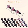 7pcs 2025 New Sparkling Crystal Stone Braided Hair Clips for