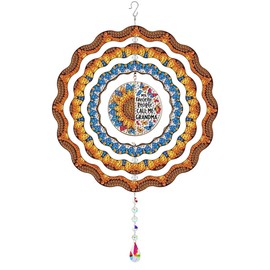 MaiYiYi - Kit de campanillas de viento de doble cara para colgar en el sol, para decoración del hogar, jardín, patio, patio trasero (7.87 x 7.87 pulgadas)
