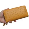 Berkut, High Quality Materials, Ostrich, Moist Soft, Long Wallet, Round