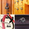Zinc Alloy U-Shape Padlock, 5 Digit Dial Combination Password Code