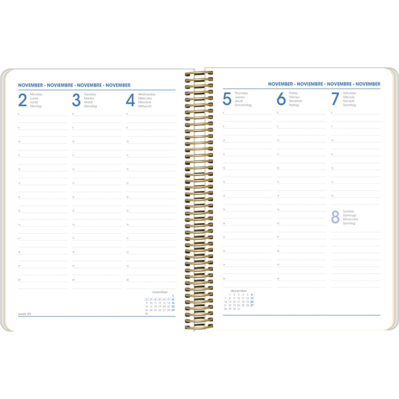 Q Kalon - 2026 Planner - Vertical Week View, A5