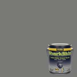 Rodda Paint SharkSkin Deck and Siding Solid Wood Stain, 1 Gallon, Graphite (4240031-EX166/Graphite)