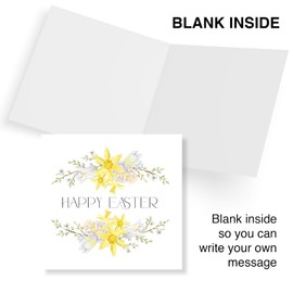 Punkcards - Easter Cards, Easter Wishes Greeting Card, Happy Easter Card, Religious Card for Friend or Family, Made in UK