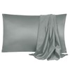 sourcing map Pillowcase Set Silk Satin Pillow Cases for Hair