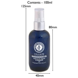 Cellulite Massage Oil/Cedarwood, Cypress and Grapefruit Aromatherapy Massage and Body Oil made with Pure Cold Pressed Oils, Vitamin E, and Pure Essential Oils/Handmade/Natural/Vegan