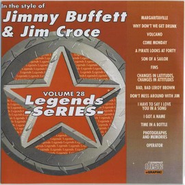 LEGENDS SERIES KARAOKE CDG JIMMY BUFFETT /JIM CROCE  #28 tracks,Time In A Bottle