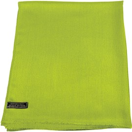 CJ Apparel Lime Green Solid Color Design Nepalese Fringe Shawl Seconds Scarf Wrap Stole Throw Head Wrap Pashmina Hand Made in Nepal NEW