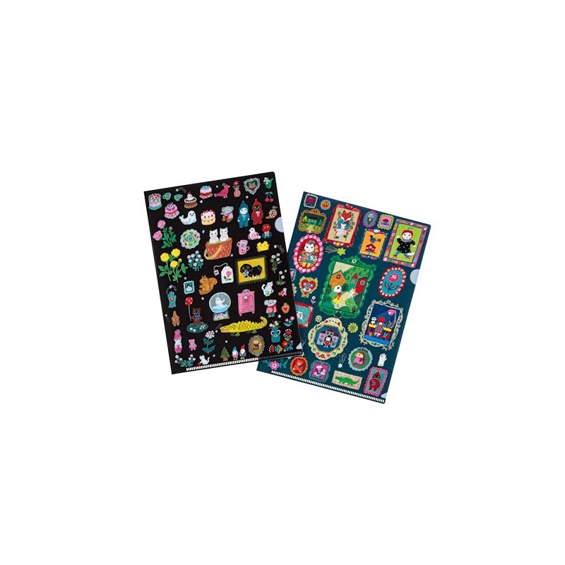 Yumi Hokkishi/Nihoni Clear File Souvenir for Cousin Size (Set of