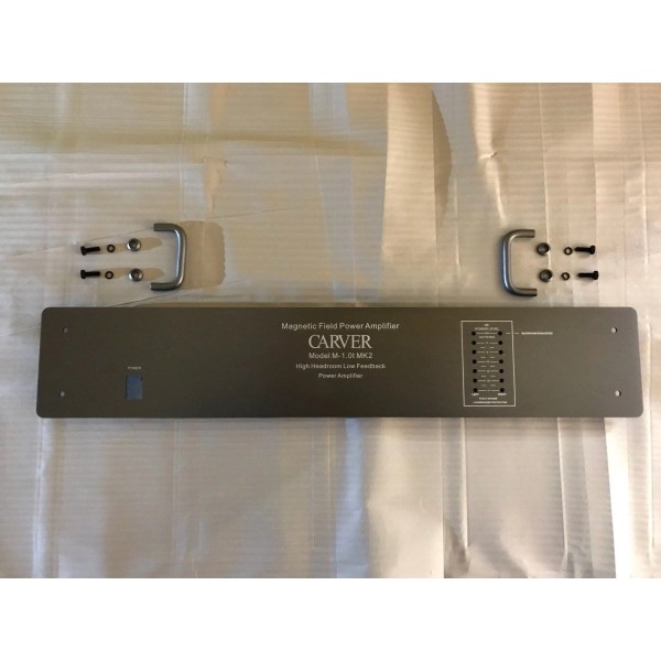 Carver M-1.0t MK2 Faceplate GREY with Handles, Spacers & Hardware