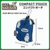 Marushin 1525006200 Compact Pouch, Moomin, Blue, Compact, Trinket Case, Gift,