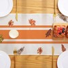ZCHOMI Hello Fall Pumpkin Leaves Floral Vases Table Runner 13x72