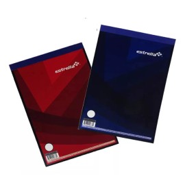 Estrella 2 Blocks Engomados Estrella Tamaño Esquela 50 Hojas Blancas