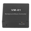 Background Music Controller Black Excellent Compatibility Miniature Size Music Switcher