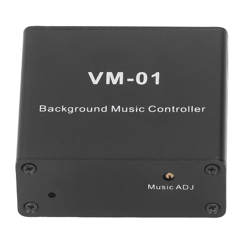 Background Music Controller Black Excellent Compatibility Miniature Size Music Switcher