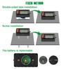 Yooreal Digital Hours Meter Tachometer,with Clips Backlight,Waterproof for Lawn Mower